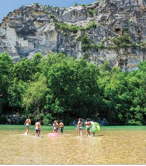 Image of Hidden Gem on the Crystal clear water of the Nueces River