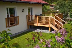 Image of Cozy cottage with large garden, balcony, veranda