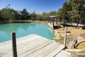 Image of Orange Door Cabin 2 - Swim and Fish!
