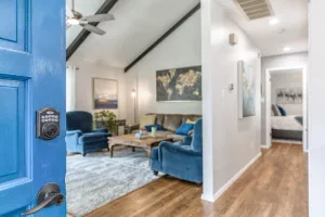 Image of Blue Door House-Quiet Comfort Near city center (single level) 2 bed 2 bath
