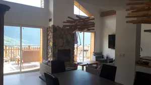 Image of Contemporary family chalet 2 minutes from \"La Colmiane\" ski resort