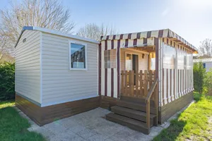 Image of Mobile home 3 chambres 2 salles de bains dans camping 4 étoiles aux charmettes MH k168