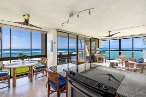 Image of Best Oceanfront  - Walls of windows on famous surf and sunset,  2BR\/2BA, A\/C