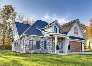 Image of Chic Modern House on the Very Desirable Location In Downtown Wayzata