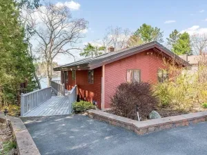Image of Beautiful modern Lakehouse with private lake access for year-round getaways