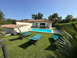 Image of Porto Vecchio beautiful villa private heated pool near Saint Cyprien beach