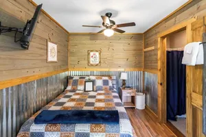 Image of The Fire Cabin sets in the heart of the beautiful Moravian Falls