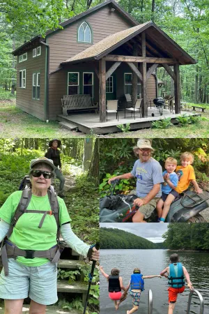 Image of Cabin on the North Country Trail and close to the Clarion River. Open all Year.