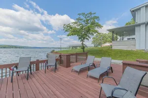 Image of Dock Holiday on Claytor Lake: waterfront patio, 3 docks, cozy living, and fun lake activities!