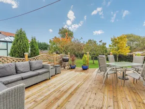 Image of Great fun for family and friends, lovely garden, hot tub and really spacious accommodation.
