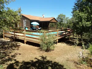 Image of Timber frame house with garden