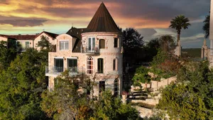Image of Magical Castle Suite ~ Sunsets & views high above Lake Travis!