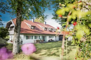 Image of Beautiful vacation home in a large park with mountain views