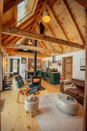 Image of Cozy Rock Cabin  #thewaylifeshouldbe