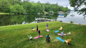 Image of On Lake Winnipesaukee!,Year round house, private beach and great yard