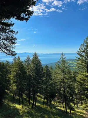 Image of Authentic Hand-Crafted Mountain Cabin w\/ Amazing Lake View !