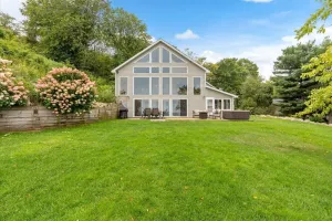 Image of Lake front home on beautiful Lake Mille Lacs with a 210 degree view of the lake.