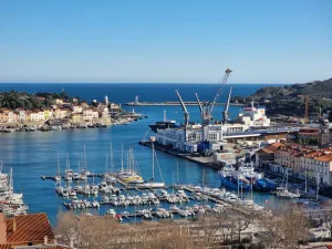 Image of Port-Vendres: Studio cabin with terrace, close to the port