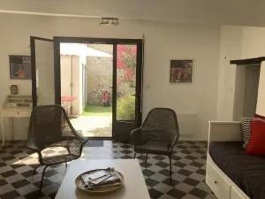 Image of Renovated fisherman's house: small garden, heart of village, near beaches-Wifi, bikes