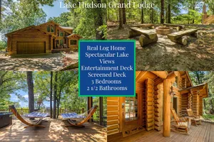 Image of Lake Hudson Grand Lodge - 3 bed 2.5 bath Log Home