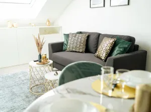 Image of Deluxe suite with perfect living and working comfort