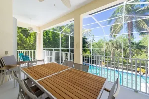 Image of Island Home w\/ Pool, covered deck outdoor dining,15min walk to beach, desk