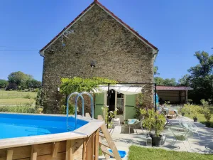 Image of Country house with above-ground pool from May to October