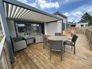 Image of Luxury Chalet with Heated Pool, WiFi, and Private Garden - Sleeps 4