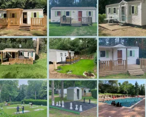 Image of Oliver Rob's mobile homes with reversible air conditioning in ST CHERON