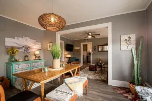 Image of Quick Trip Getaway |Fun Southwestern Vibe |Enclosed Porch |Walkable to Downtown Lake Geneva |Parking