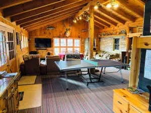 Image of Lake front cabin on the Eagle River chain. Pet friendly. Pontoon for rent.