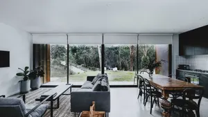 Image of Lithic House -wood fire and bush views