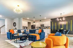 Image of Raleigh Luxe Family Retreat- 15 Min to Downtown, Kids Gear, Fast WiFi for WFH, EV & Pet Friendly