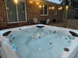 Image of Charleston HotTub FirePit FirePlace Patio Hammock