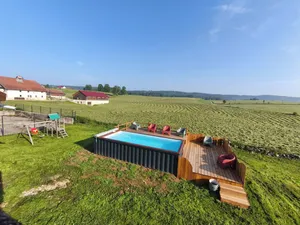 Image of Gîte l'Authentique, 3 stars, outdoor park, swimming pool container