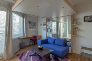 Image of Very Quiet, Beautifully Decorated, Fully Equiped Studio with Balcony.