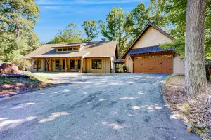 Image of Custom Creekside Escape | Entertainers Deck & Wooded Views, Kids Play Zone