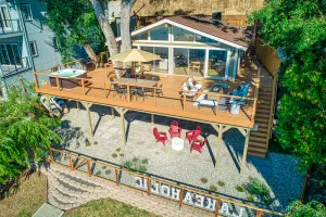 Image of Luxurious lakefront with views, deck, spa & your private dock