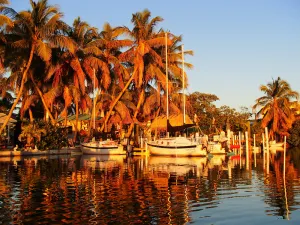 Image of Middle Florida Keys Bayfront with Sailboat or boat slip included