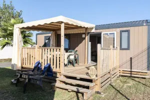 Image of Campéole La Côte des Roses campsite **** - Cottage 4 Rooms 6 People Air-conditioned + TV