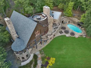Image of LAKE LANIER CASTLE..YOUR OWN PRIVATE RESORT. BOATS, JETSKIS. PICKLEBALL, POOL