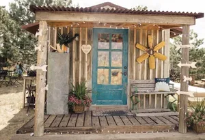 Image of Quiet, rustic, tiny cottage on a working ranch.