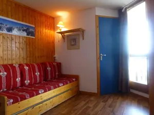 Image of 150m from resort center, 3rd floor, balcony, tv, ski locker, 20m², Peisey-Vallandry