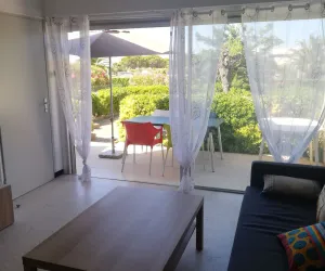 Image of Bright apartment with garden near the sea