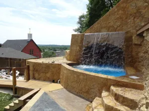 Image of 1850 Cabin Home, Waterfall, Family Getaway, Corporate Party,  Weddings