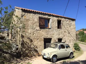 Image of Characteristic stone house near Porto-Vecchio