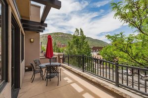 Image of Luxury Condo on Historic Main Ave. - Deck overlooking Main & Mountain Views