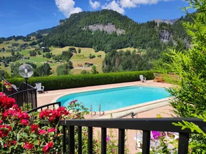Image of 48m2 rental in chalet with pool view