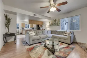 Image of Eclectic Brick Townhome with a Home Office in Chico