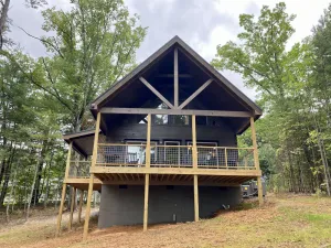 Image of Beautiful new construction 2 bedroom cabin with loft and hot tub!
